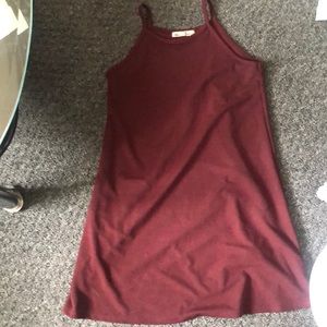 Wallflower maroon dress